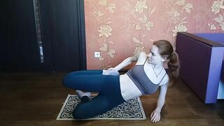 ???? Morning Stretching to Open Hips ???? | Yoga and Flexibility Training Challenge with Lera/Day 11\30