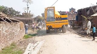 Construction A Concrete Road Stretching On Rural Fields With Ready-Mixed Concrete #vlog