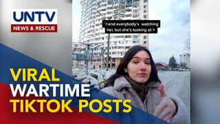 Ukranian TikToker, nag-viral dahil sa Ukraine wartime TikTok posts