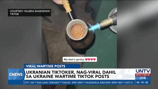 Ukranian TikToker, nag-viral dahil sa Ukraine wartime TikTok posts