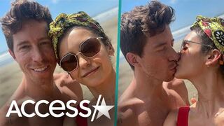 Shaun White & Nina Dobrev Kiss On Beach Vacation & Celebrate His 'Retired Life'