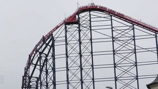 The Big One Testing! | First Test Runs Since Retrack | Blackpool Pleasure Beach 2022