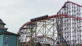 The Big One Testing! | First Test Runs Since Retrack | Blackpool Pleasure Beach 2022