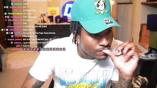 Duke Dennis Shows His Girlfriend on Stream ????