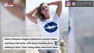 Russian influencers break down in tears after getting banned on Instagram