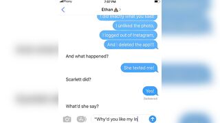 Instagram Stalking Gone Wrong | phonytexts