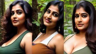 Su-ai-arT. Mallu Aunty XXL size Lingerie Photoshoot. Explaining the Posture for best result. ????????