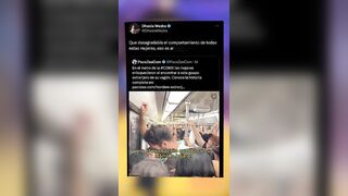 POLÉMICA en el METRO VIRAL! #Shorts #MetroCDMX #Twitter #CiudadDeMexico #TikTok