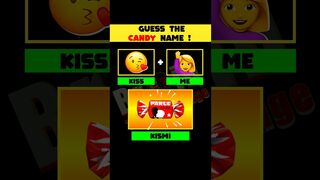 Guess Challenge : Guess The Candy Name ! | Puzzles for IQ Test | #shorts #viral #paheliyan