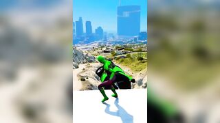 GTA 5 Epic Ragdolls/Spiderman Funny Compilation #249 (GTA5, Euphoria Physics, Funny Moments) #shorts