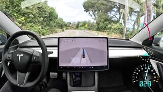 Driving to the Beach on Tesla Full Self-Driving Beta 11.4.2