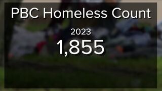 Homeless numbers increase in Palm Beach County since last year