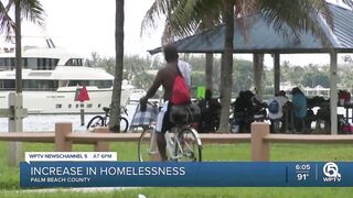 Homeless numbers increase in Palm Beach County since last year