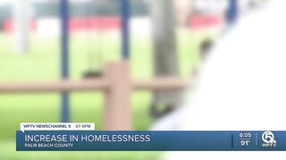 Homeless numbers increase in Palm Beach County since last year