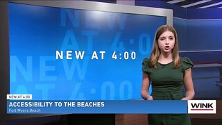 New Fort Myers Beach sand berm becomes an obstacle for a woman with disabilities