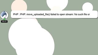 PHP : PHP: move_uploaded_file() failed to open stream: No such file or directory