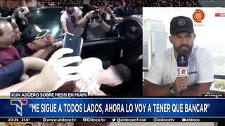 “Yo le dije 'andate a otro lado', pero lo voy a tener que bancar", la broma del Kun Aguero a Messi