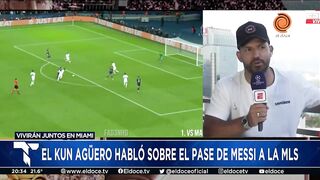 “Yo le dije 'andate a otro lado', pero lo voy a tener que bancar", la broma del Kun Aguero a Messi