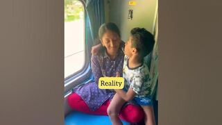 Train journey #youtubeshorts #comedy #funny #trending #fun #viral #train#shorts#travel #expectation