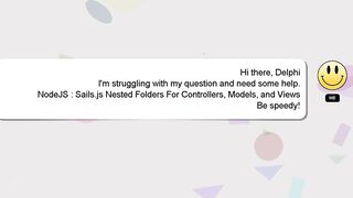 NodeJS : Sails.js Nested Folders For Controllers, Models, and Views