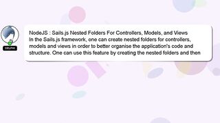 NodeJS : Sails.js Nested Folders For Controllers, Models, and Views