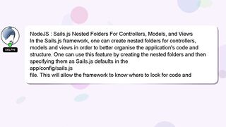 NodeJS : Sails.js Nested Folders For Controllers, Models, and Views