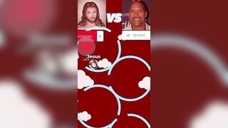 Jesus VS The Rock #funny #meme #viral #lol #jesus #marblerun #shorts