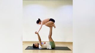 Acro Yoga By Basistha And Wulan #acroyoga #yoga #yogadance #fitness