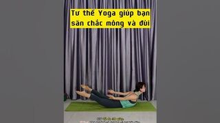 Tư thế Yoga giúp bạn săn chắc mông và đùi #shorts