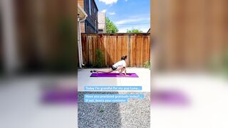 Sun Salutations Yoga Flow #sunsalutation #yogapractice #outdooryoga #gratitude #puppylove #yogalife