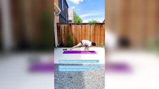 Sun Salutations Yoga Flow #sunsalutation #yogapractice #outdooryoga #gratitude #puppylove #yogalife