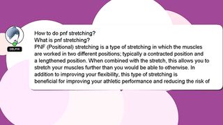 How to do pnf stretching?