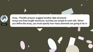 Array : Flexible array(or suggest another data structure)