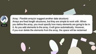 Array : Flexible array(or suggest another data structure)