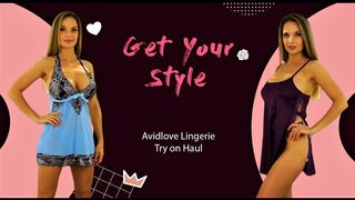 Avidlove | Try On Haul with Xenia Crushova | Sexy Lingerie for 2023