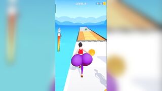 twerk Run Eating Bargar Game ???? Twerk Running Mobile Game #rungame #viralgames #eating #bargarh