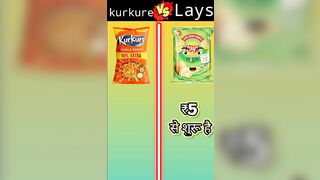 Kurkure Vs Lays.???????? #shorts #youtubeshorts #viral #kurkure #lays #compilation