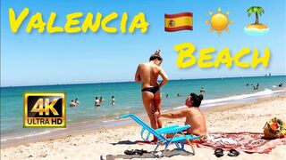 Beach ????️El Soler - Valencia????️ | Beach walking 4K☑️