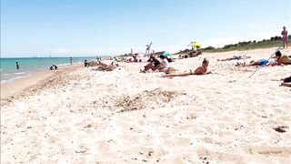 Beach ????️El Soler - Valencia????️ | Beach walking 4K☑️