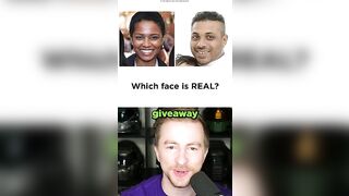 Which face is REAL? Which is AI? [2] #shorts #ai #funny #artificialintelligence