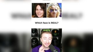 Which face is REAL? Which is AI? [2] #shorts #ai #funny #artificialintelligence