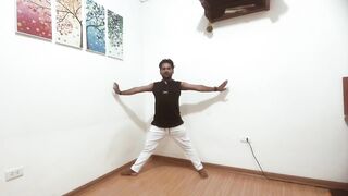 21 June International Yoga Day Trikonasana ( The Triangle Pose )