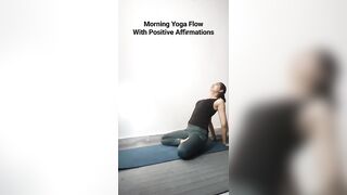 Morning Yoga Flow | Positive Affirmation | Healthy Mind and Body #mentalhealth #yoga #motivation #om