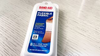 ✅ BAND-AID Flexible Fabric Bandages One Size Travel Pack, 8 Count, Pack of 24 ????