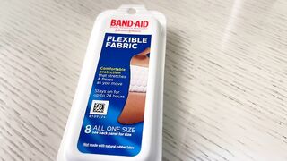 ✅ BAND-AID Flexible Fabric Bandages One Size Travel Pack, 8 Count, Pack of 24 ????