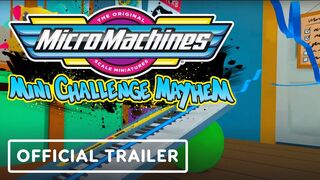 Micro Machines: Mini Challenge Mayhem - Official Alpha Gameplay Trailer | Upload VR Showcase 2023