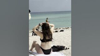 Sunny day at Miami beach