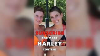 BIKINIS go better with the HARLEY RUMBLE