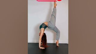 Wheel pose - yoga stretching ????‍♀️#shorts