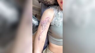 New tattoo ???? / Eva Miller TikTok #evamiller #tiktok #shorts #video #trending #ytshorts #short